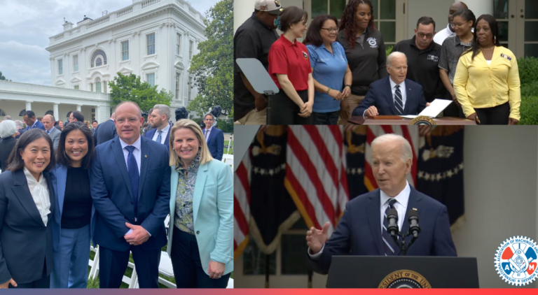 IAM International President Brian Bryant Joins President Biden to Announce Increased U.S. Tariffs on Chinese Goods in Bold Move to Protect U.S. Jobs